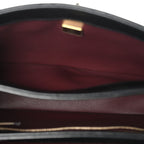 Lambskin Quilted Small Trendy CC Dual Handle Flap Bag Black