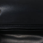 Lambskin Quilted Mini Rectangular Flap Black