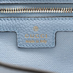 Grained Calfskin Web Medium Jackie 1961 Hobo Light Blue