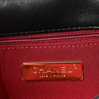Lambskin Quilted Medium Chanel 19 Flap Black