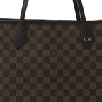 Damier Ebene Neo Neverfull MM Rose Ballerine