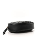 Calfskin Matelasse GG Marmont Belt Bag 95 38 Black