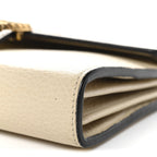 Calfskin Garden Dionysus Chain Wallet Off White