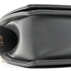 Caviar Quilted Medium Boy Flap Dark Grey