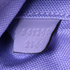 Denim GG Monogram Mini GG Marmont Shoulder Bag Light Purple