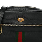 Calfskin Web Mini Ophidia Shoulder Bag Black