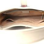 GG Supreme Monogram Azalea Calfskin Web Small Jackie 1961 Hobo Beige Ebony Mystic White