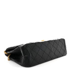 Aged Calfskin Quilted 2.55 Reissue 227 Flap Black