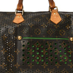 Monogram Perforated Speedy 30 Green