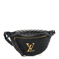 Calfskin Quilted New Wave Bumbag Black
