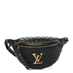 Calfskin Quilted New Wave Bumbag Black