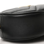 Calfskin Matelasse GG Marmont Belt Bag 95 38 Black