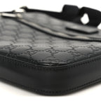 Guccissima Signature Small Messenger Bag Black