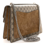 GG Supreme Monogram Medium Dionysus Shoulder Bag Taupe