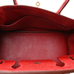 Ostrich Birkin 30 Rouge Vif