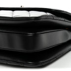 Lambskin Quilted Small Trendy CC Dual Handle Flap Bag Black