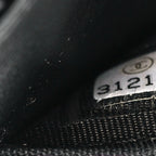 Fabric Printed Chanel 19 Wallet On Chain WOC Black Multicolor