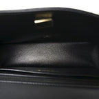 Lambskin Quilted Mini Rectangular Flap Black