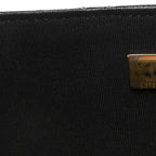 Grained Calfskin Quilted XXL Travel Flap Bag Black