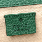 Dollar Calfskin Crystal Small Dionysus Shoulder Bag Emerald