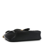 Calfskin Matelasse Mini GG Marmont Shoulder Bag Black