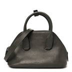 Saddle Calfskin Mini Devon Bag Koala Grey
