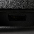 Caviar Quilted Medium Boy Flap Black