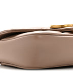 Calfskin Matelasse Super Mini GG Marmont Shoulder Bag Porcelain Rose