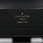 Matte Taurillon Capucines East West Mini All Black