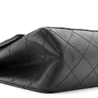 Aged Calfskin Quilted 2.55 Reissue 226 Flap Black