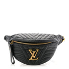 Calfskin Quilted New Wave Bumbag Black