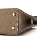 Epsom Mini Kelly Sellier 20 Etoupe