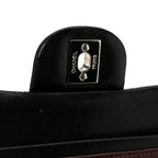 Lambskin Quilted Small Double Flap Black