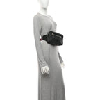 Soft GG Supreme Monogram Web Belt Bag Black Grey