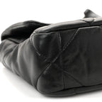 Lambskin Quilted Medium Chanel 19 Flap Black