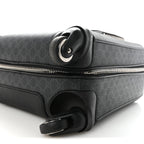 GG Supreme Monogram Gran Turismo Suitcase Black Grey