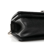 Caviar Quilted Small Boy Flap Black