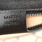GG Supreme Monogram Calfskin Small Padlock Messenger Shoulder Bag Beige Black Cuir