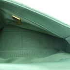Lambskin Quilted Medium Chanel 19 Flap Green