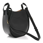 Calfskin Hammock Slice Bag Black