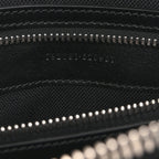 GG Supreme Monogram Web Small Flat Messenger Bag Black Grey