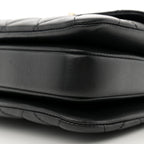 Lambskin Quilted Mini Trendy CC Dual Handle Flap Bag Black