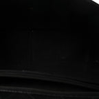 Grained Calfskin Quilted XXL Travel Flap Bag Black