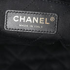 Shiny Calfskin Quilted Small Chanel 22 Black