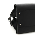 Matte Grained Calfskin EW Margaux Black