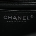 Lambskin Quilted Mini Rectangular Flap So Black