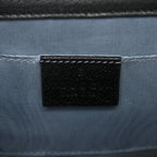 Grained Calfskin Bee Star Small Padlock Shoulder Bag Black