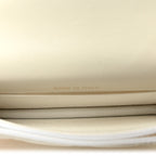 Calfskin Quilted Mini Maxi Pearls Wallet On Chain WOC White