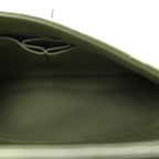 Lambskin Quilted Small Trendy CC Flap Dual Handle Bag Green