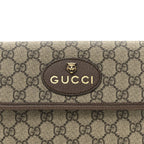 GG Supreme Monogram Neo Vintage Web Belt Bag Brown